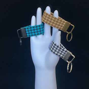 Key Fob Houndstooth #2